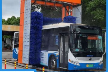 全自動(dòng)電腦大巴洗車(chē)機-3分鐘潔凈出行[隆茂鑫晟]