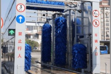 全自動(dòng)公交車(chē)卡車(chē)智能洗車(chē)機傷車(chē)漆嗎[隆茂鑫晟]